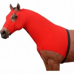 Tough-1 100% Spandex Horse Mane Stay Hood, Zipper, Wide Elastic Belly Wrap, 65-9173-10-0 -Tough-1 Shop 1116132