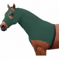 Tough-1 100% Spandex Horse Mane Stay Hood, Zipper, Wide Elastic Belly Wrap, 65-9173-10-0 -Tough-1 Shop 1116133