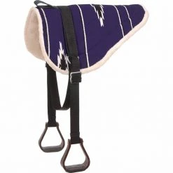 Tough-1 Adult Navajo Horse Bareback Pad, Polymer Stirrups, 31-998-310-0 -Tough-1 Shop 1116404