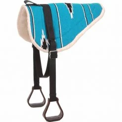 Tough-1 Adult Navajo Horse Bareback Pad, Polymer Stirrups, 31-998-310-0 -Tough-1 Shop 1116405