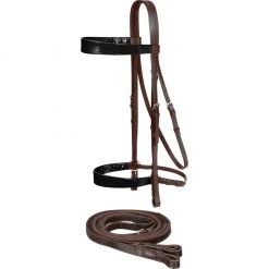 Tough-1 Draft Horse Saddle Seat Bridle, 20-05607-5-0