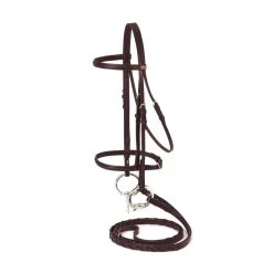 Tough-1 Silver Fox Raised Snaffle Bridle, 20-8557-2-0 -Tough-1 Shop 1174434
