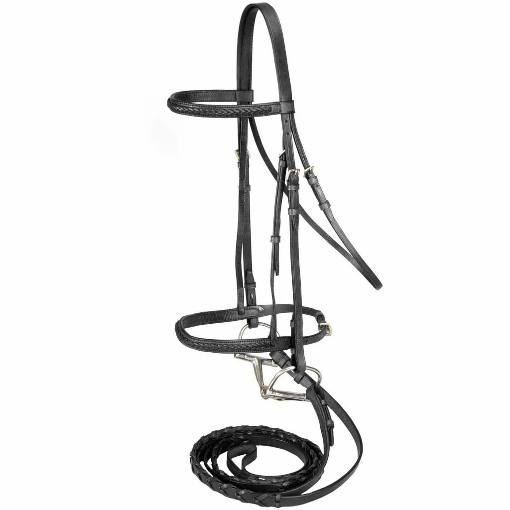 Tough-1 Braided Show Bridle, 20-9573-2-0 1 Tough-1 Braided Show Bridle, 20-9573-2-0
