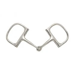 Tough-1 Barrel D-Ring Snaffle Bit, 4-3/4 Inch Mouth, 25545-0-0