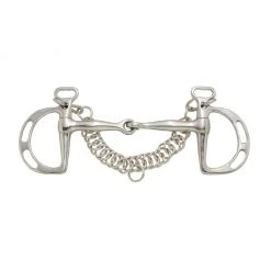 Tough-1 Slotted Kimberwicke Snaffle Bit, 5 Inch Mouth, 255601-0-0