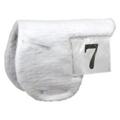 Tough-1 EquiRoyal Fleece Number Horse Pad, Quick Grip Attachment Sleeve, 30-907-0-0