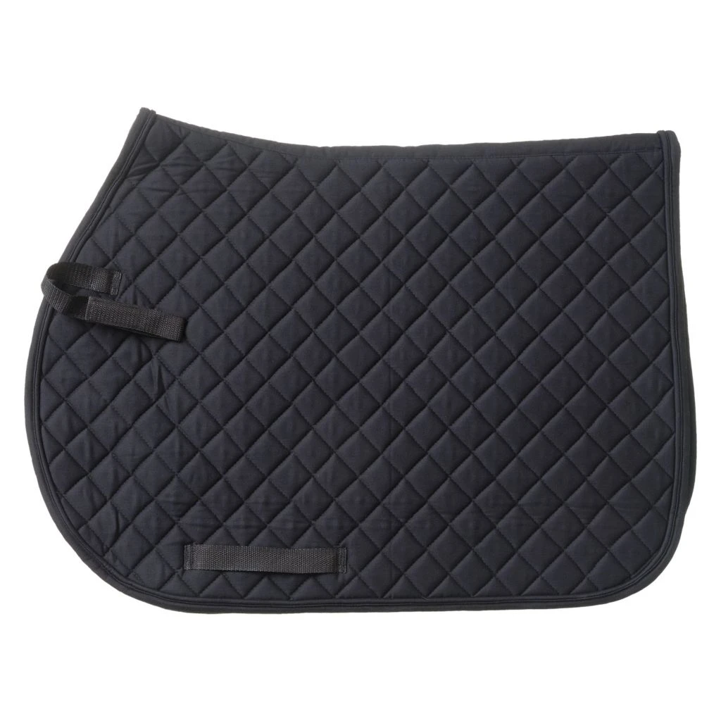 Tough-1 Quilted Square English Horse Saddle Pad, 100% Cotton Twill, 30-925-9-0 2 Tough-1 Quilted Square English Horse Saddle Pad, 100% Cotton Twill, 30-925-9-0 - Image 2